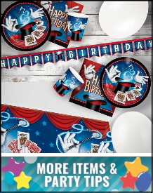 Magic Trick Party Supplies, Decorations, Balloons and Ideas